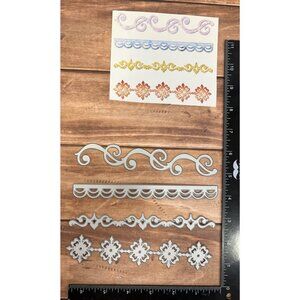 Sizzix By Rachael Bright Decorative Borders Steel Rule Die Set 658954